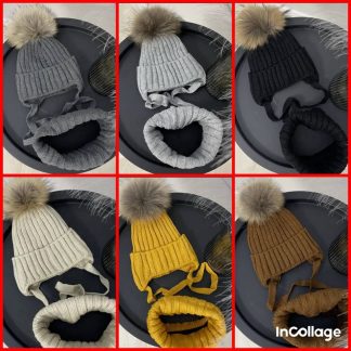 Набір з натуральним хутром 
єнота 🦝